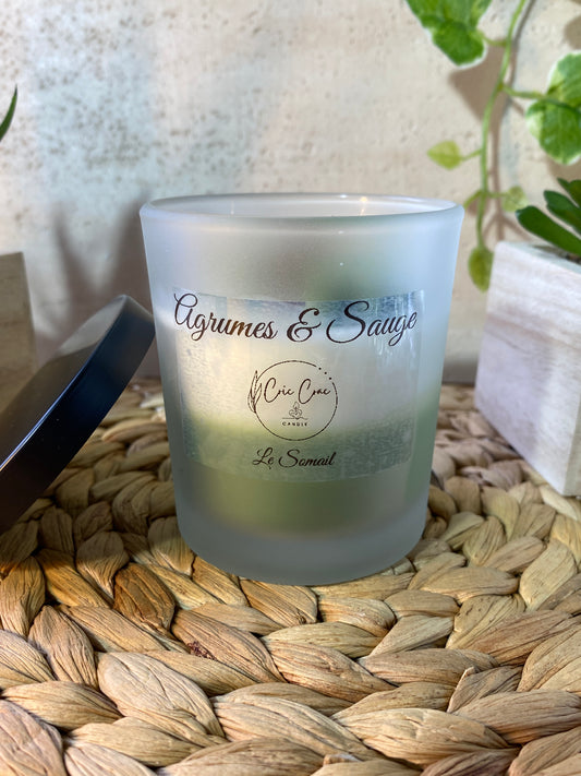 Bougie Agrumes&sauge - 150gr