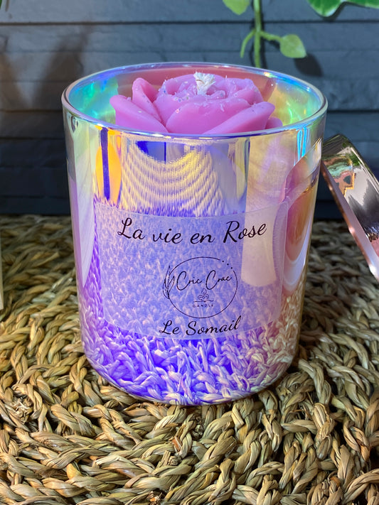 Bougie La vie en Rose - 280gr